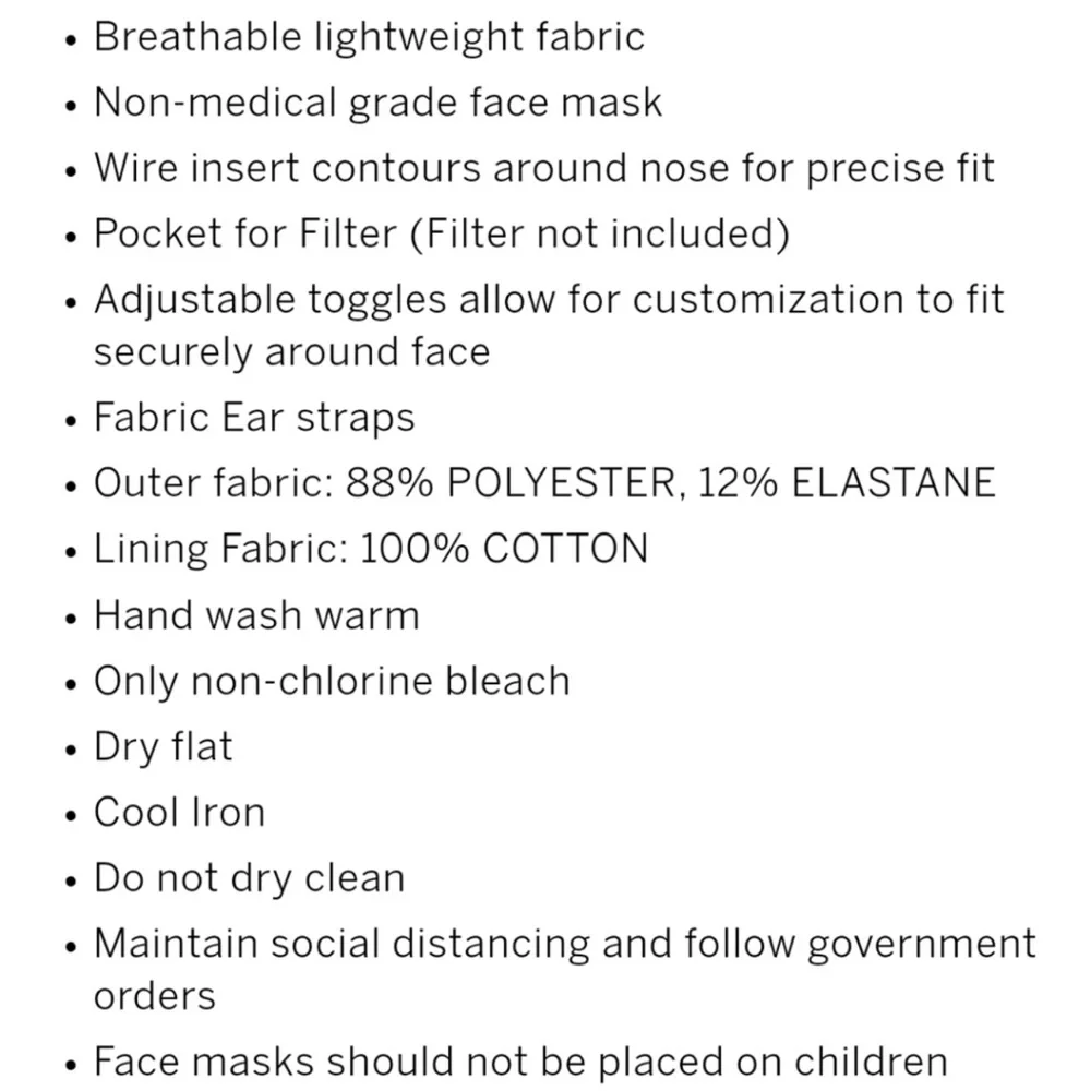 Victoria's Secret Pink Plaid Re-usable Face Mask